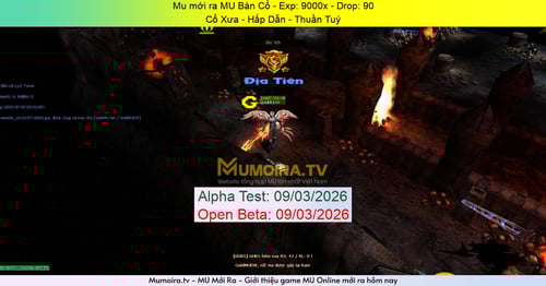 Mu Mới ra,MU Bàn Cổ - Season 6 - Exp: 9000x - Drop: 90% - Cổ Xưa - Hấp Dẫn - Thuần Tuý