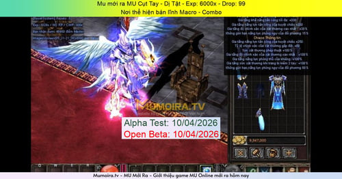 Mu Mới ra,MU Cụt Tay - Dị Tật - Season 6 - Exp: 6000x - Drop: 99% - Nơi thể hiện bản lĩnh Macro - Combo