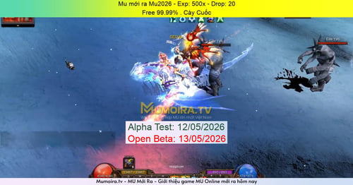 Mu Mới ra,Mu2026 - Season 6 - Exp: 500x - Drop: 20% - Free 99.99% . Cày Cuốc