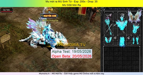 Mu Mới ra,MU Sinh Tử - Season 6 - Exp: 200x - Drop: 35% - MU SS6 Mới Ra