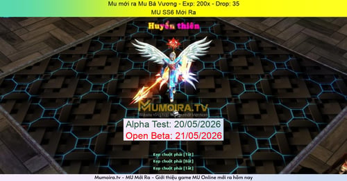Mu Mới ra,Mu Bá Vương - Season 6 - Exp: 200x - Drop: 35% - MU SS6 Mới Ra